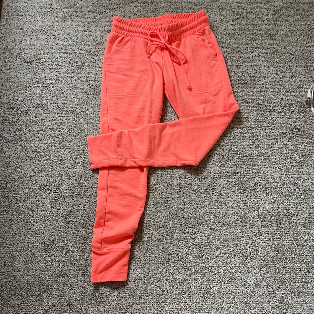 Coral FP Free People Jogger Pants